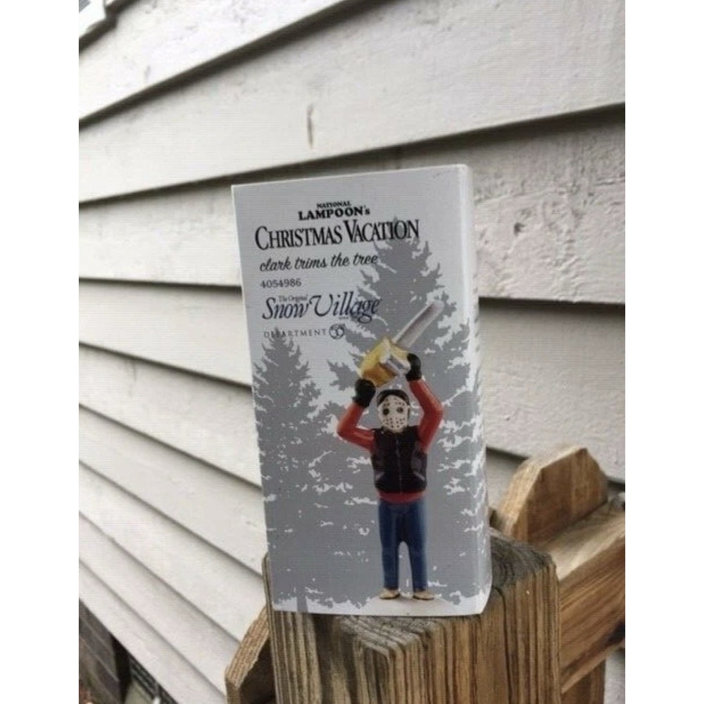 DEPT 56 NATIONAL LAMPOON Christmas Vacation CLARK TRIMS THE TREE NIB